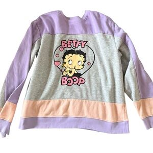 Betty Boop Colorblock Sweatshirt XXL